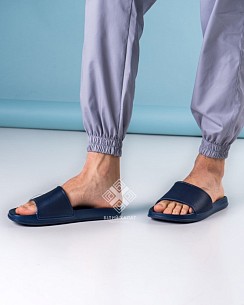 Взуття медичне чоловіче шльопанці Coqui Tora темно-синій